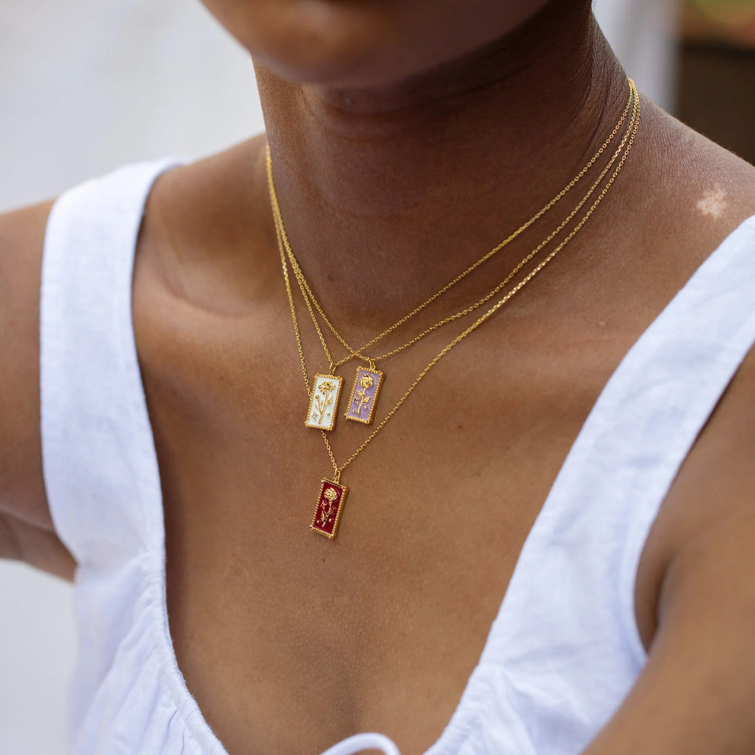 Birth Flower Necklace