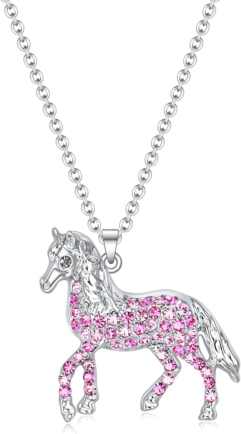 Elegant Horse Pendant Necklace for Women - Ideal Gift for Animal Enthusiasts - Necklaces Aura