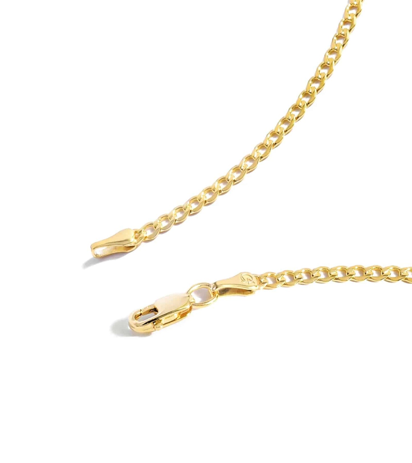 Stunning 14K Solid Yellow Gold Filled Miami Cuban Curb Link Chain Necklaces for Men & Women - Available in Multiple Sizes (2.7mm, 3.6mm, 4.5mm, 5.5mm) - Necklaces Aura