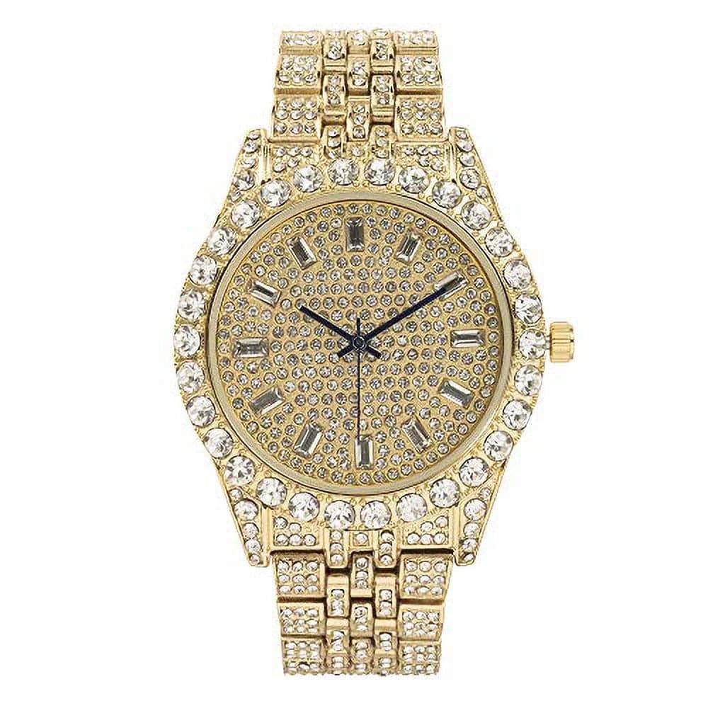 Shiny Bling Bling Cuban Necklaces, Bracelets, and a Watch That Screams "I Have Arrived!" - The Ultimate Boujee Trio for 2025! - Necklaces Aura