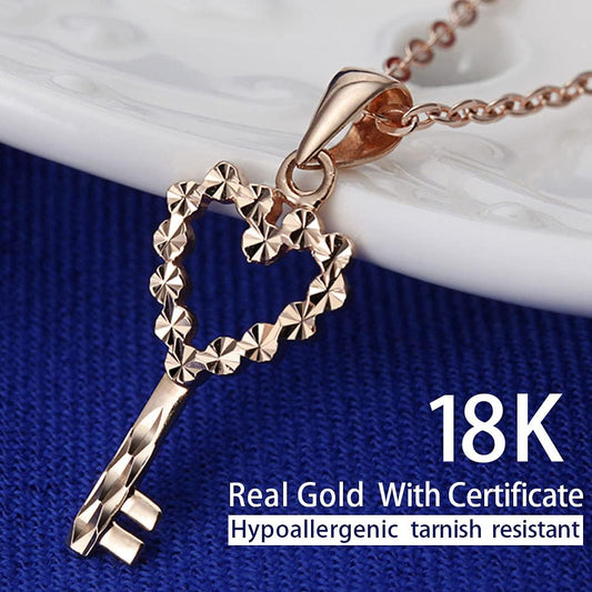 18K Gold Bling For Fancy Ladies – Perfect For Making You Stand Out, 16 to 18 Inches Of Pure Sass With A Fancy Certificate!